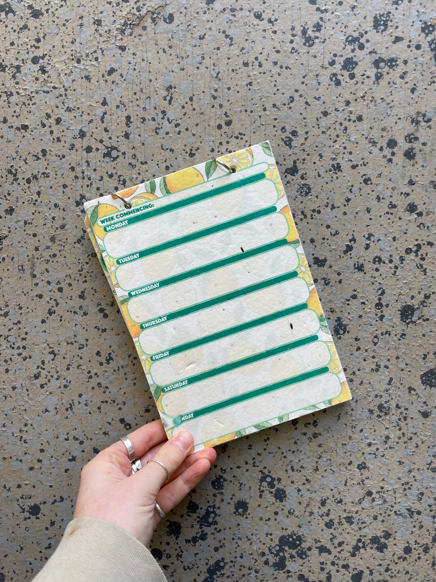 Plantable Weekly Organiser