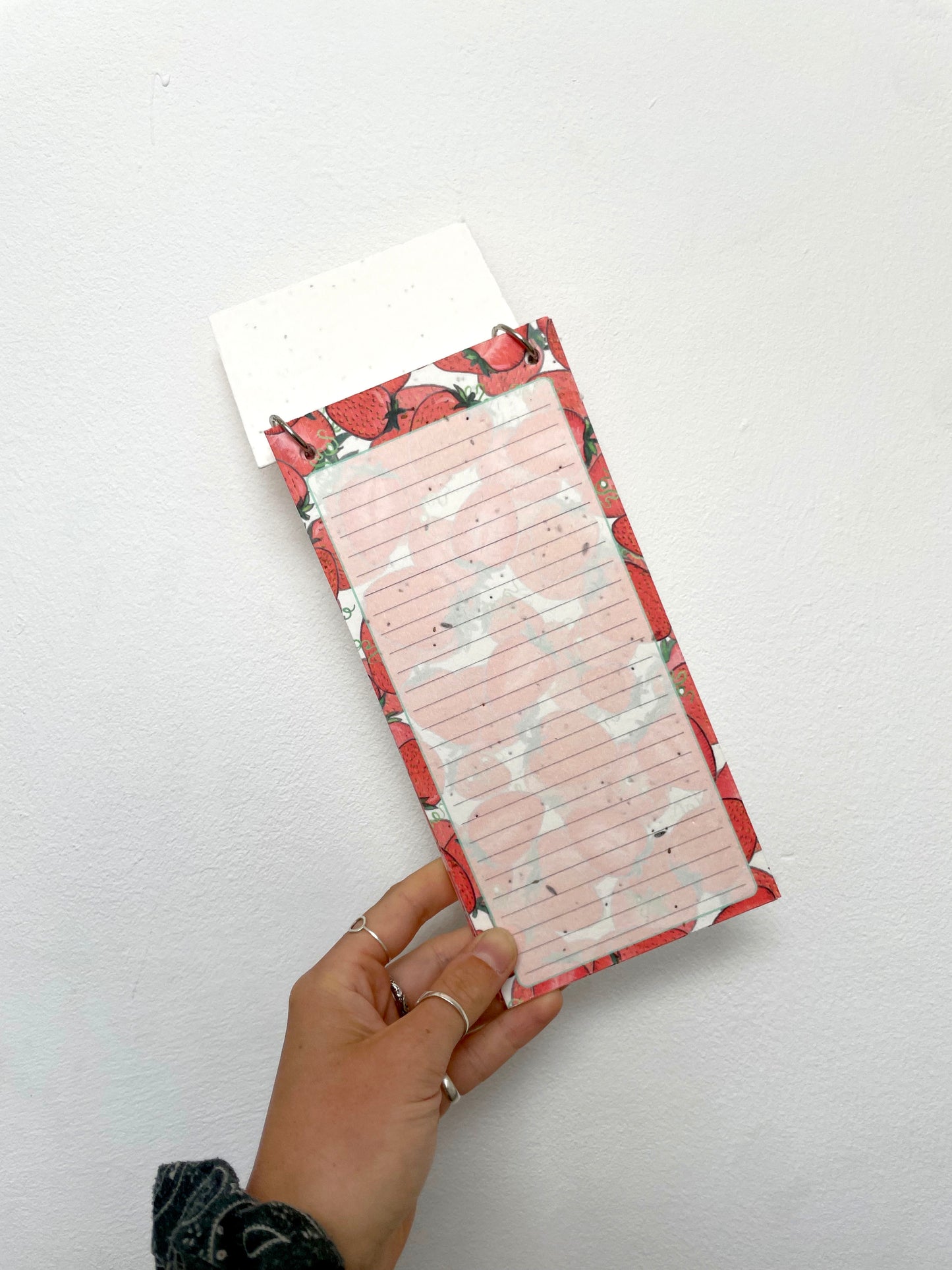 Strawberries Plantable Seed Paper List Pad