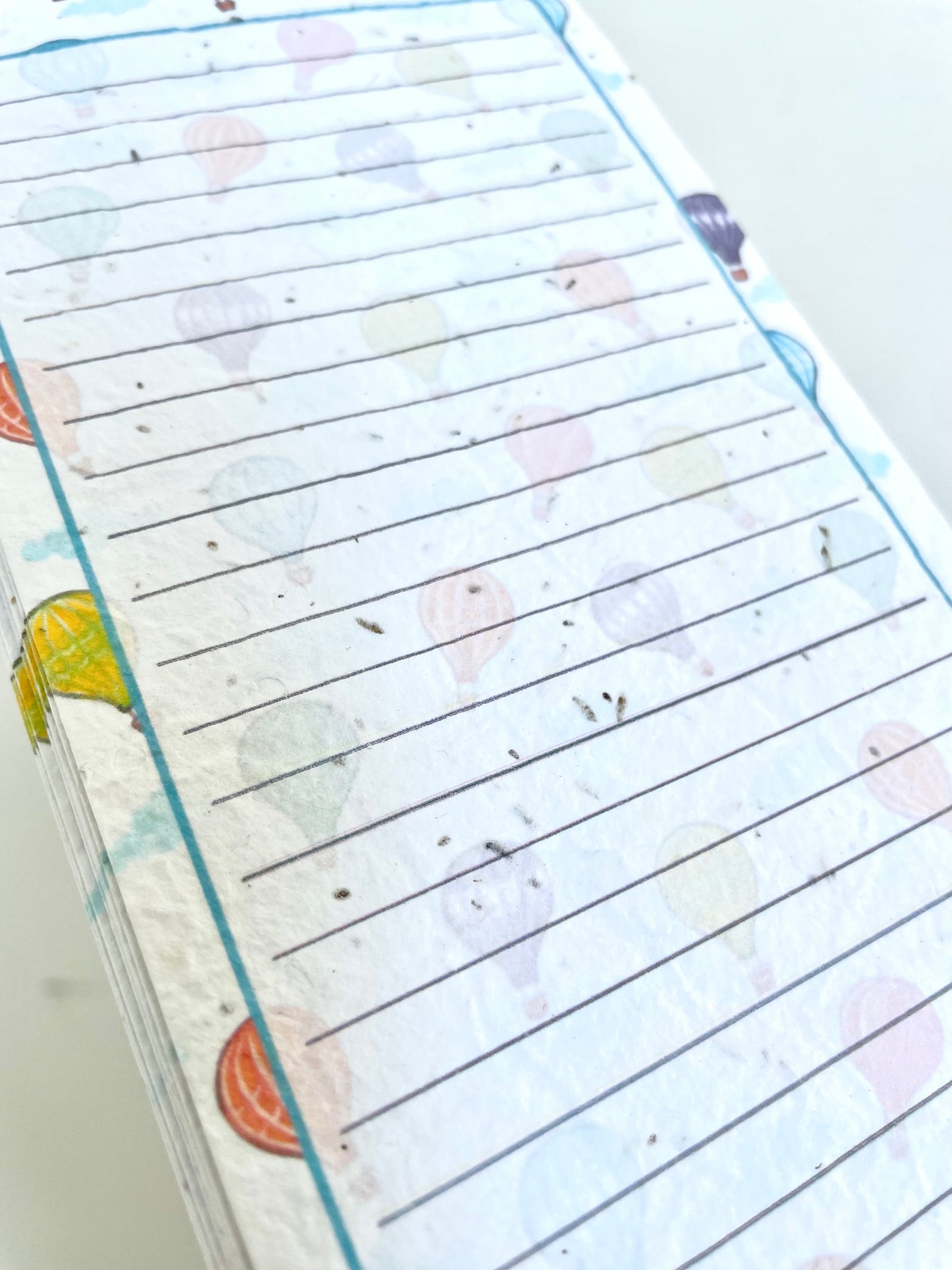 Hot Air Balloon Plantable Seed Paper List Pad