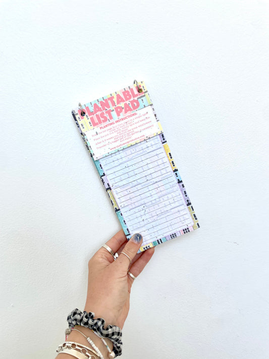 Bristol Houses Plantable Seed Paper List Pad