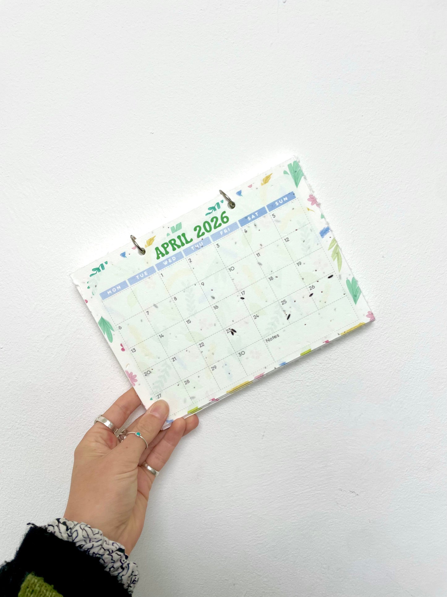 2026 Plantable Calendar - Floral Herbs & Sprigs