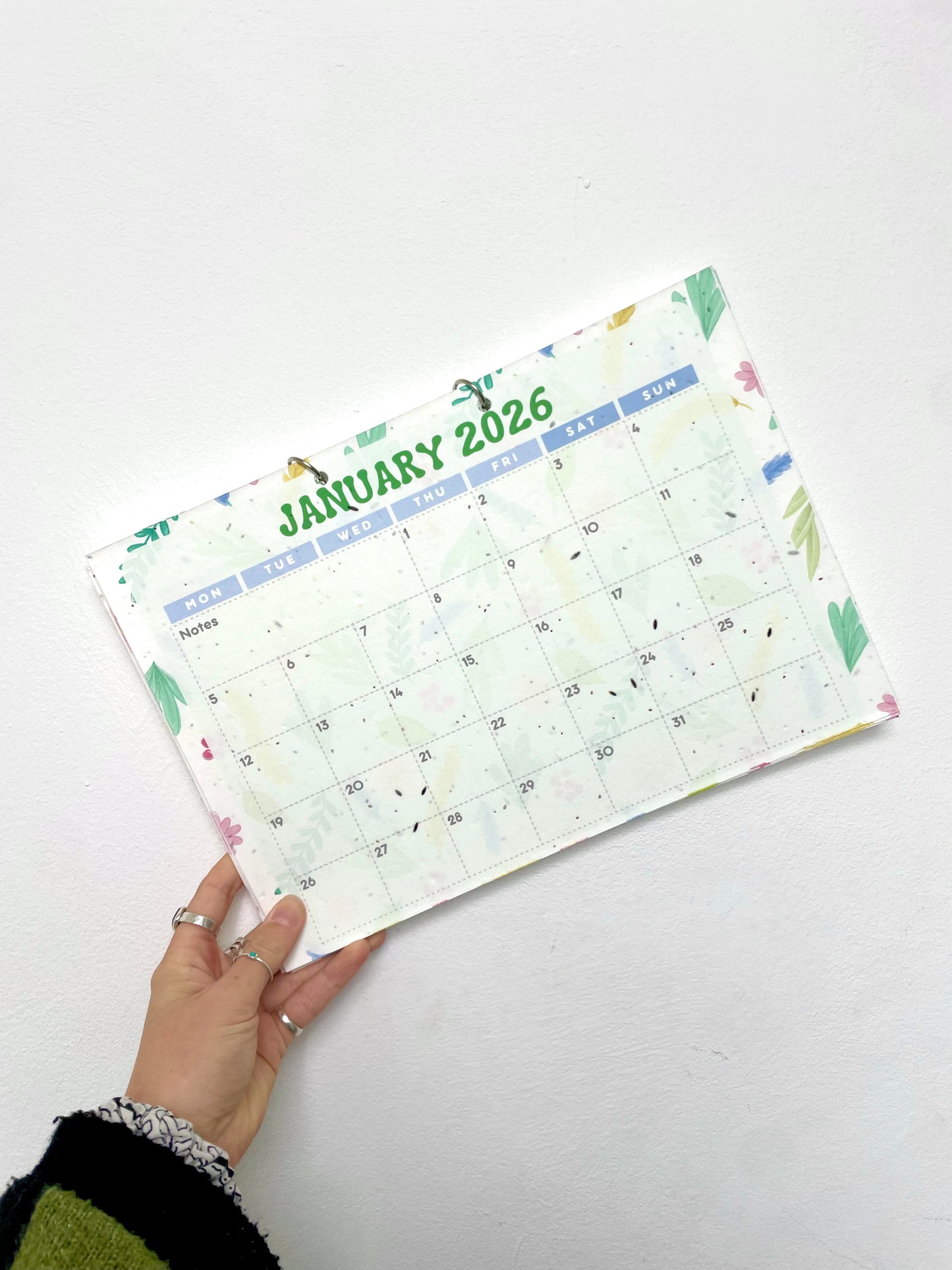 2026 Plantable Calendar - Floral Herbs & Sprigs