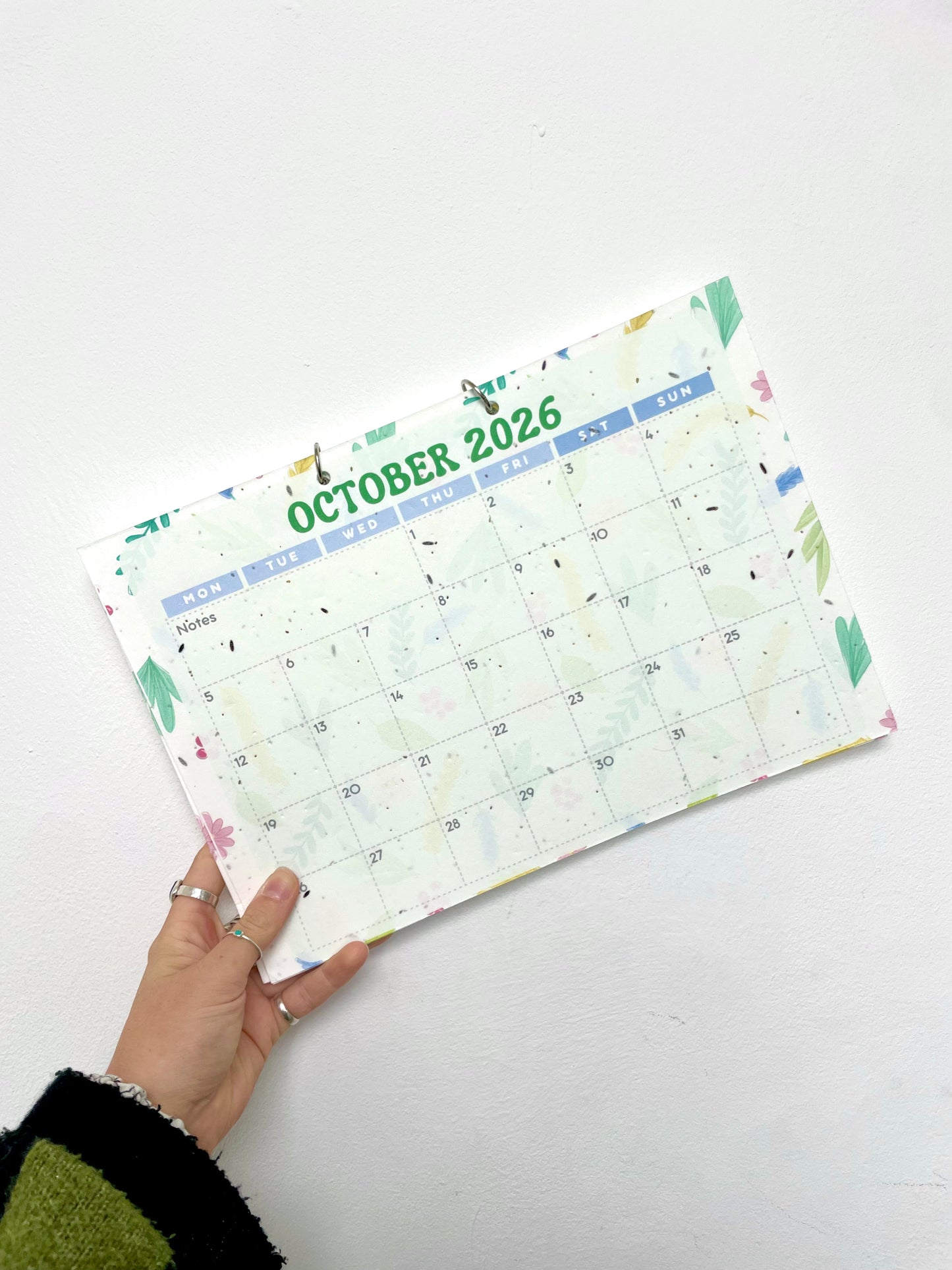 2026 Plantable Calendar - Floral Herbs & Sprigs