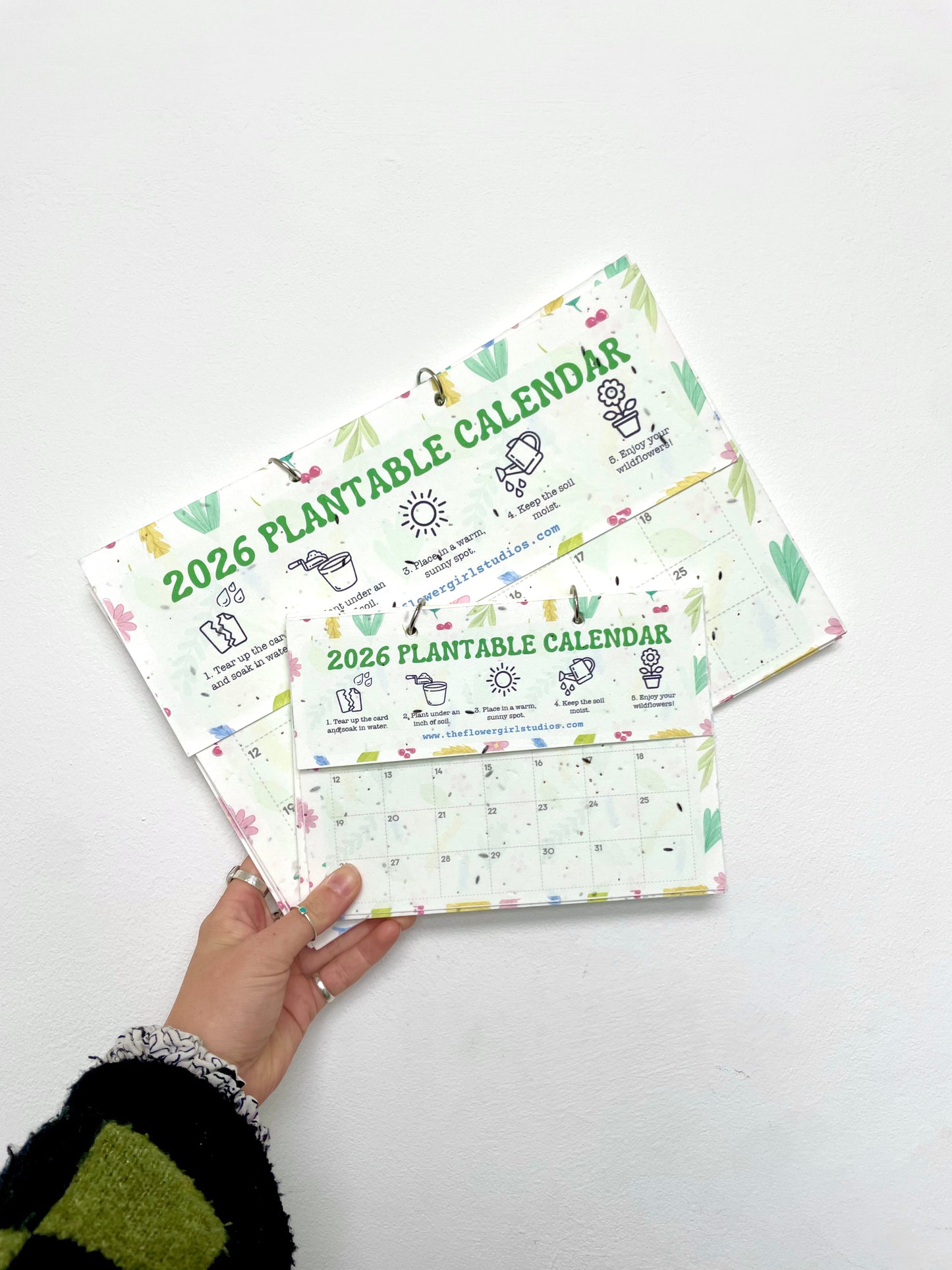 2026 Plantable Calendar - Floral Herbs & Sprigs