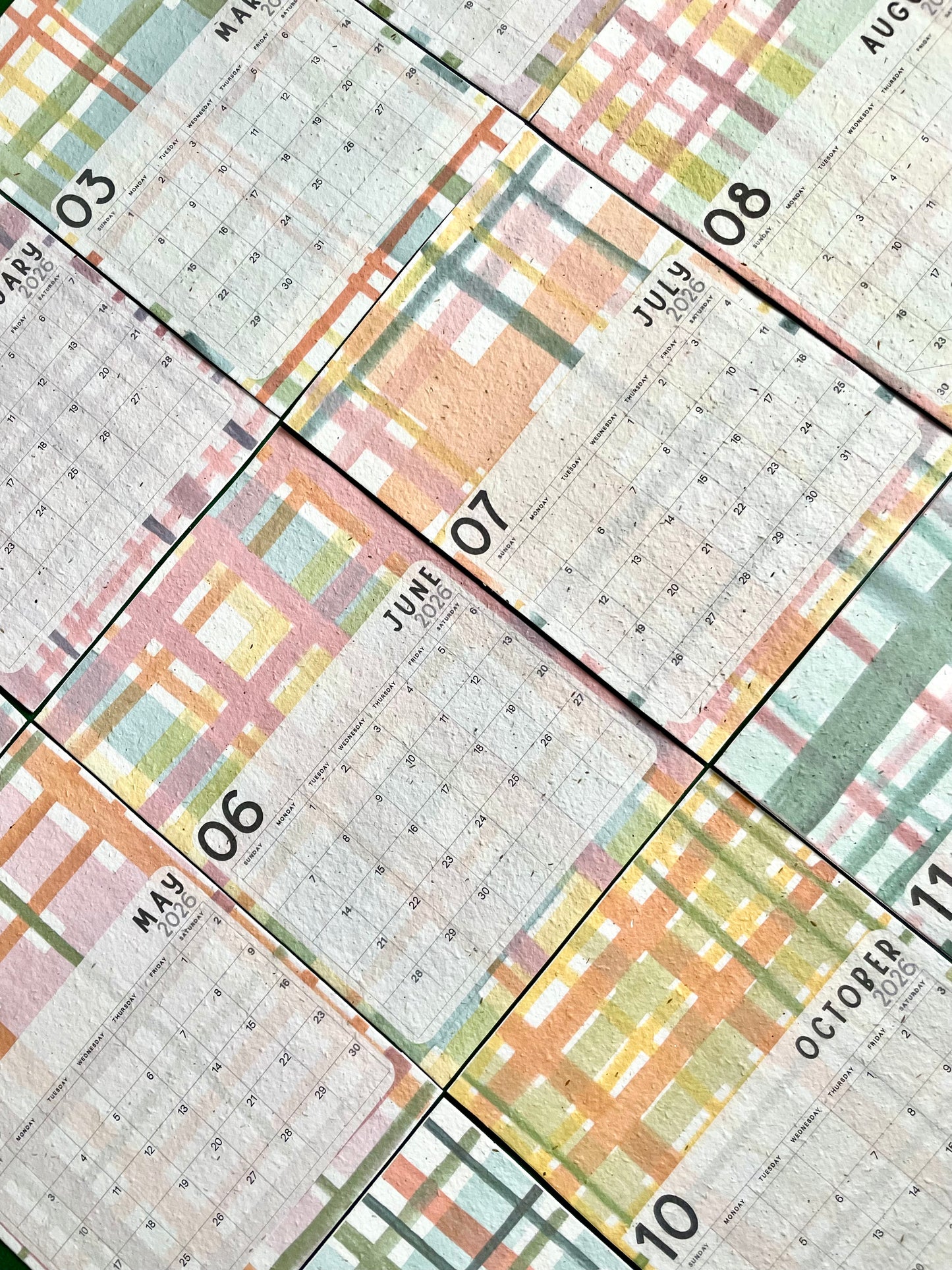 2026 Plantable Calendar - Tartan