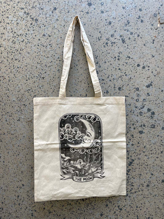 Tote Bag - The Moon Tarot Card