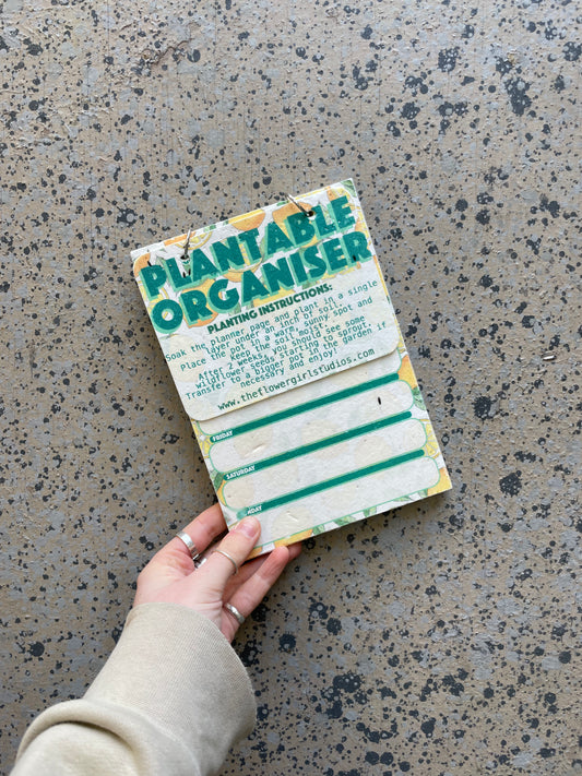 Plantable Weekly Organiser