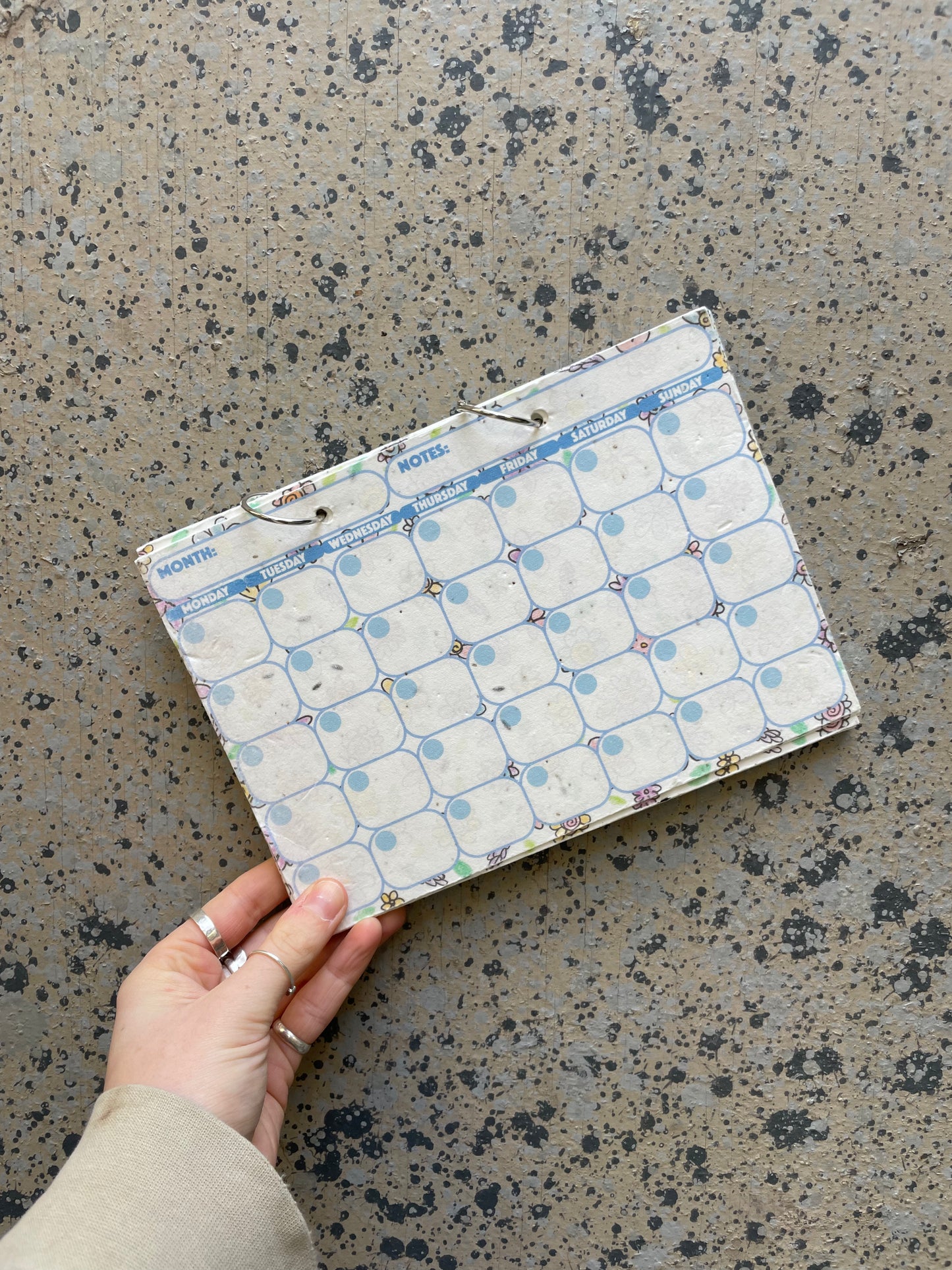 Plantable Monthly Organiser