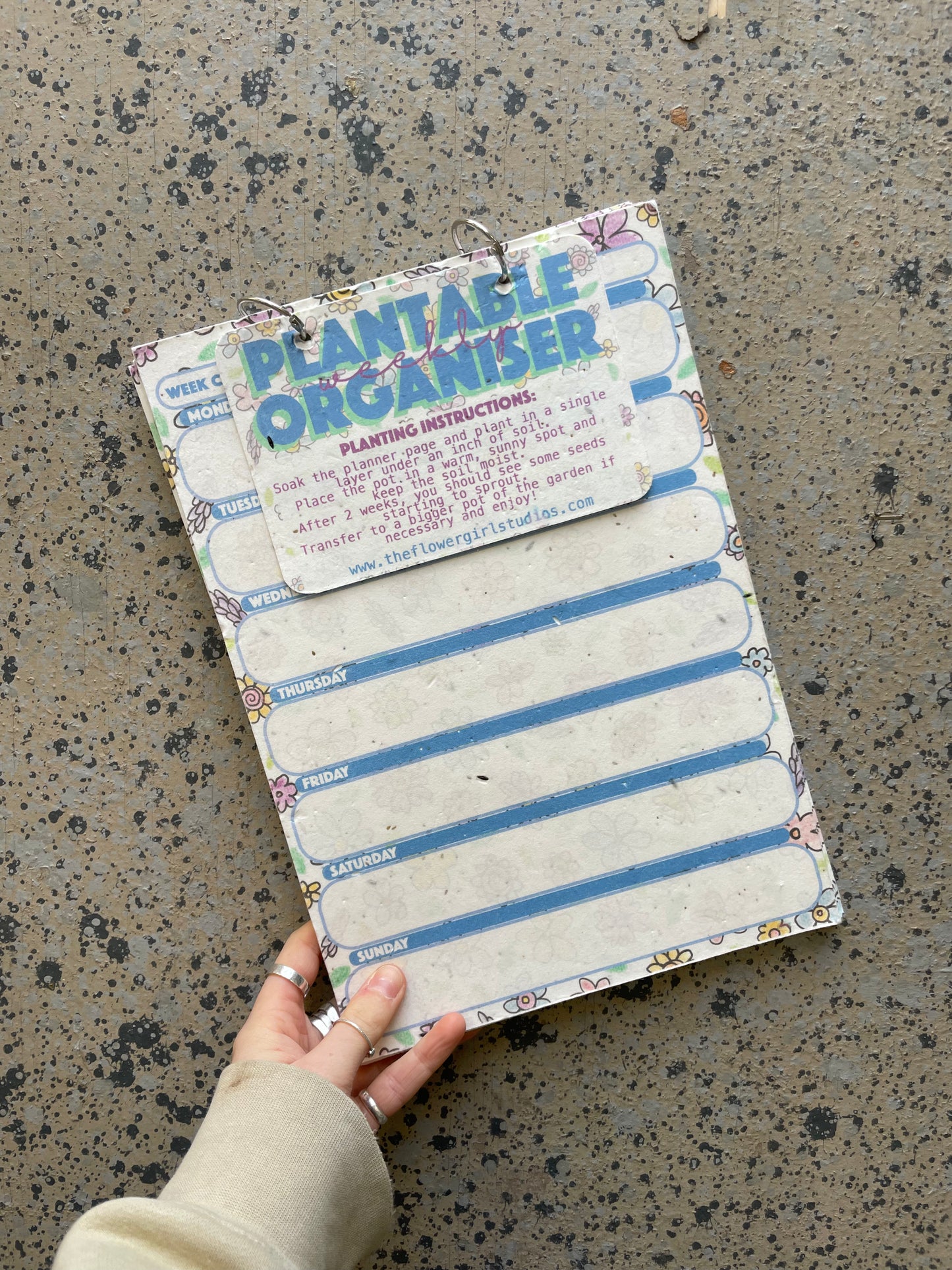 Plantable Weekly Organiser - Large