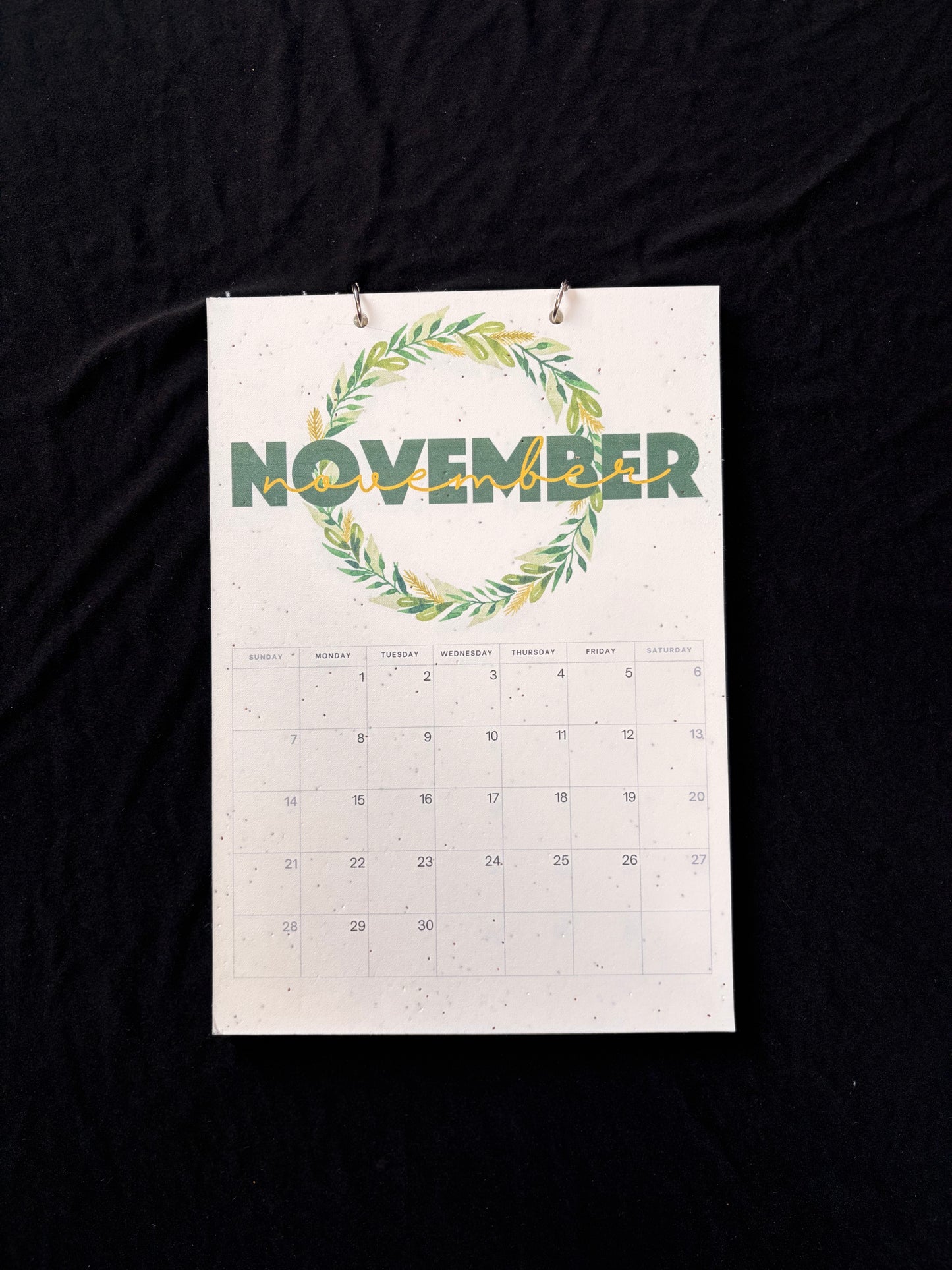 2027 Plantable Calendar - Wreath