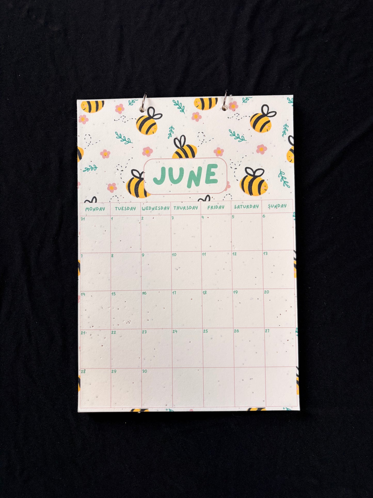 2027 Plantable Calendar - Bumblebees
