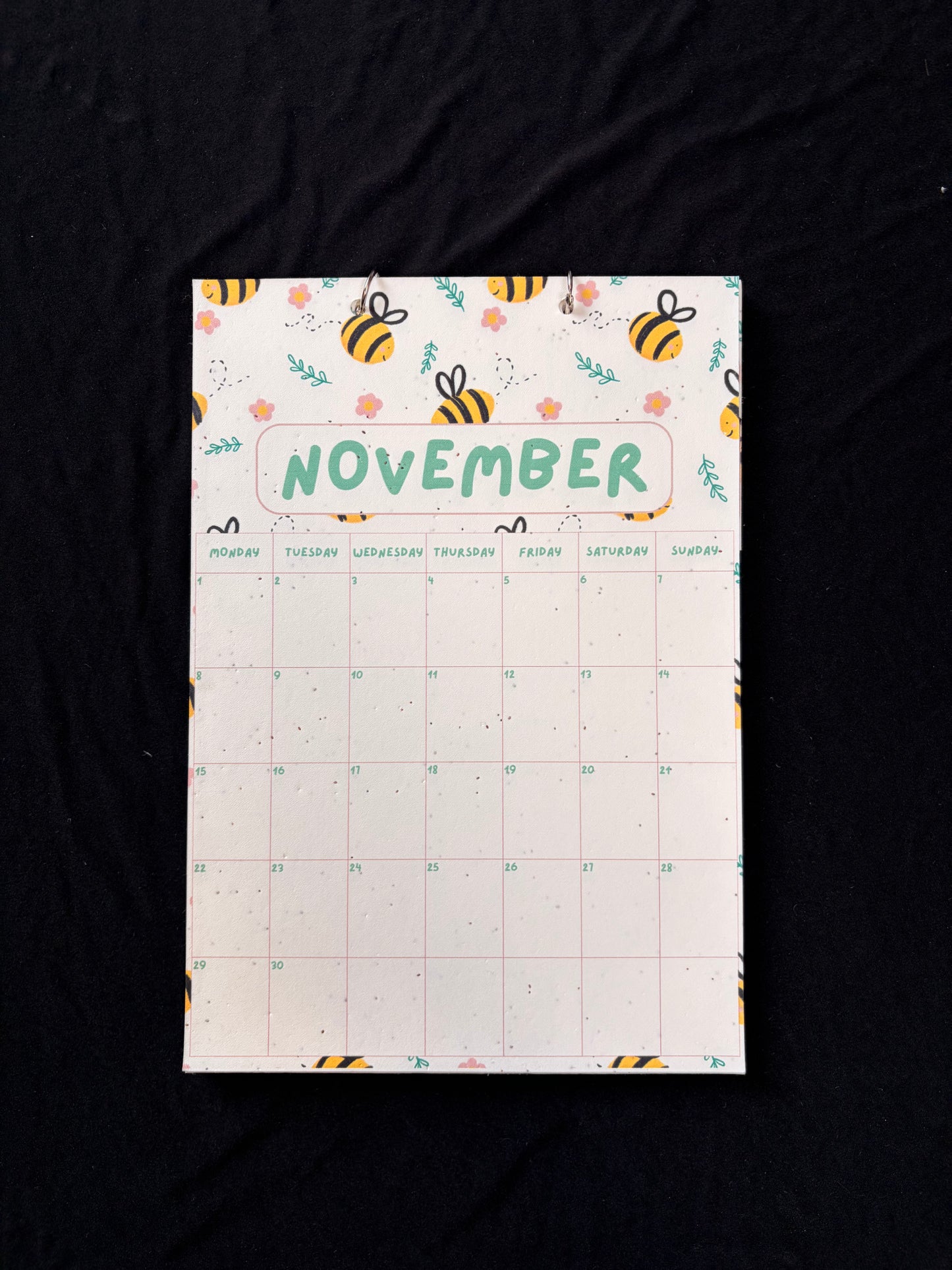 2027 Plantable Calendar - Bumblebees