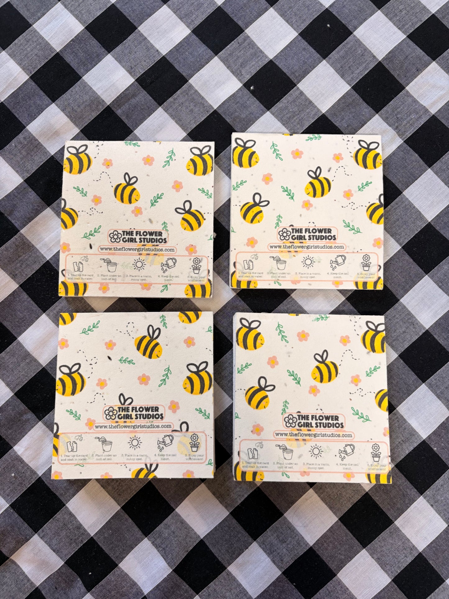 Bumblebee Plantable Memo Pad - Sale