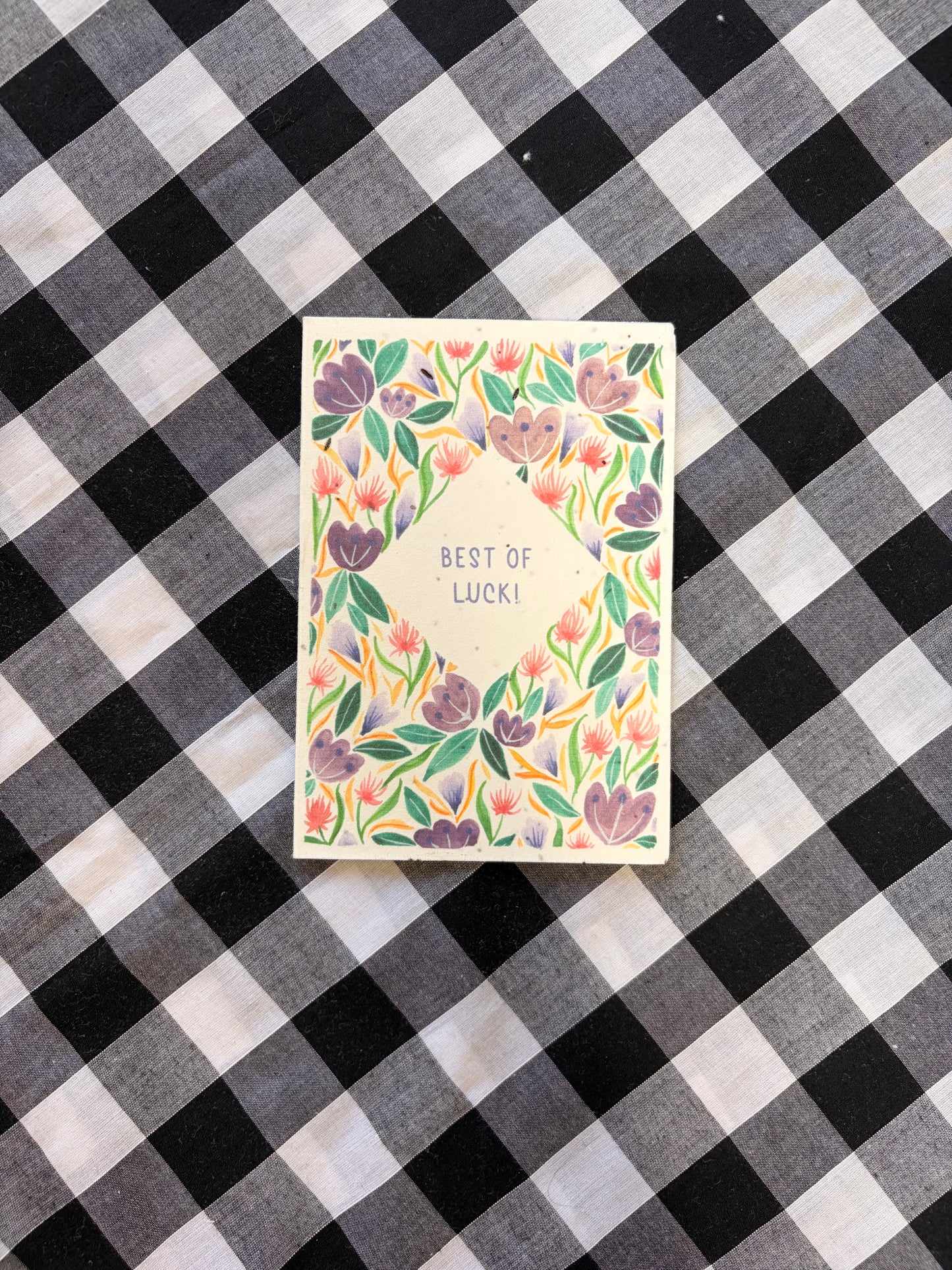 Best Of Luck Plantable Seed Card