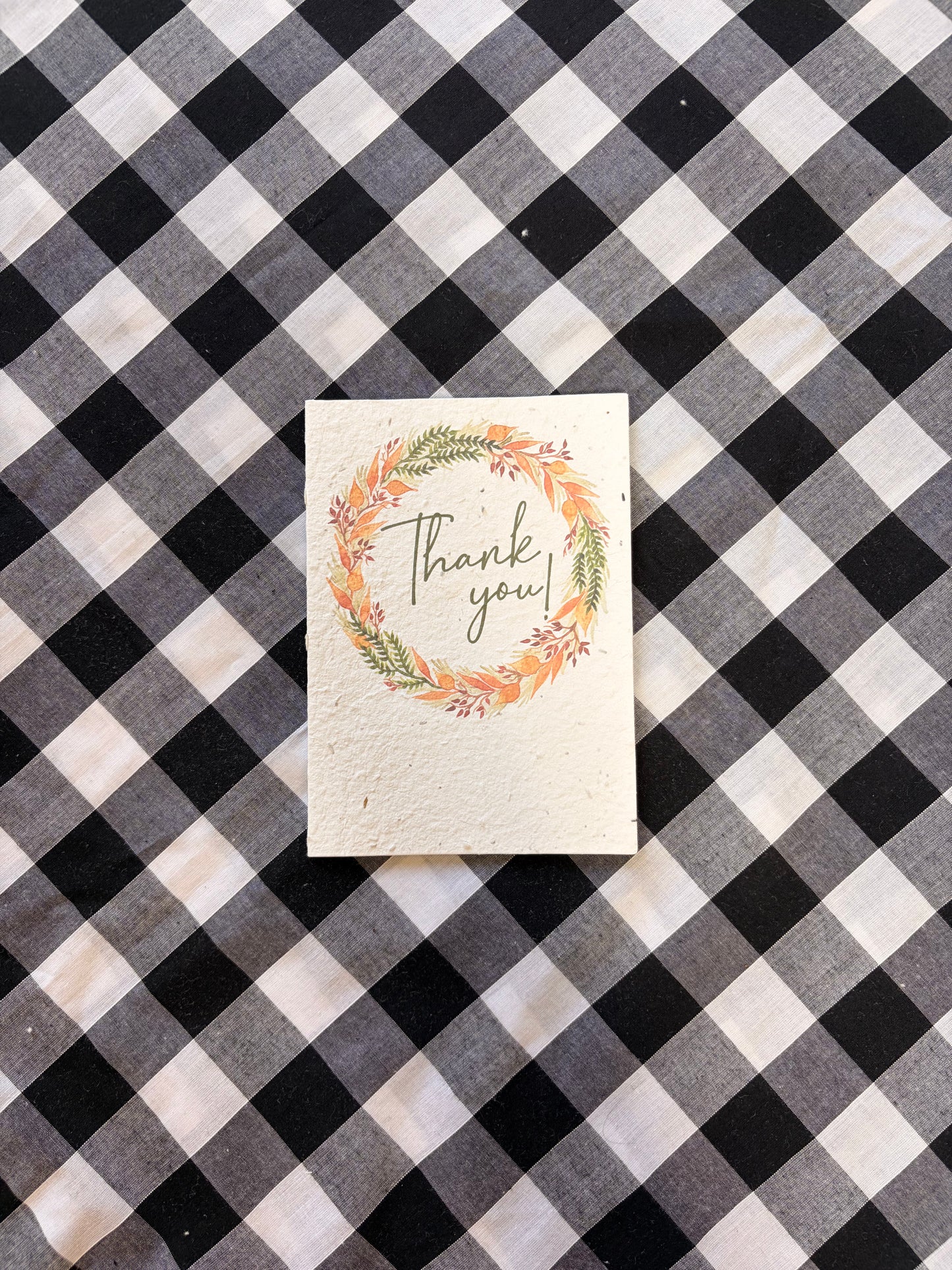 Thank You Wreath Plantable Seed Card