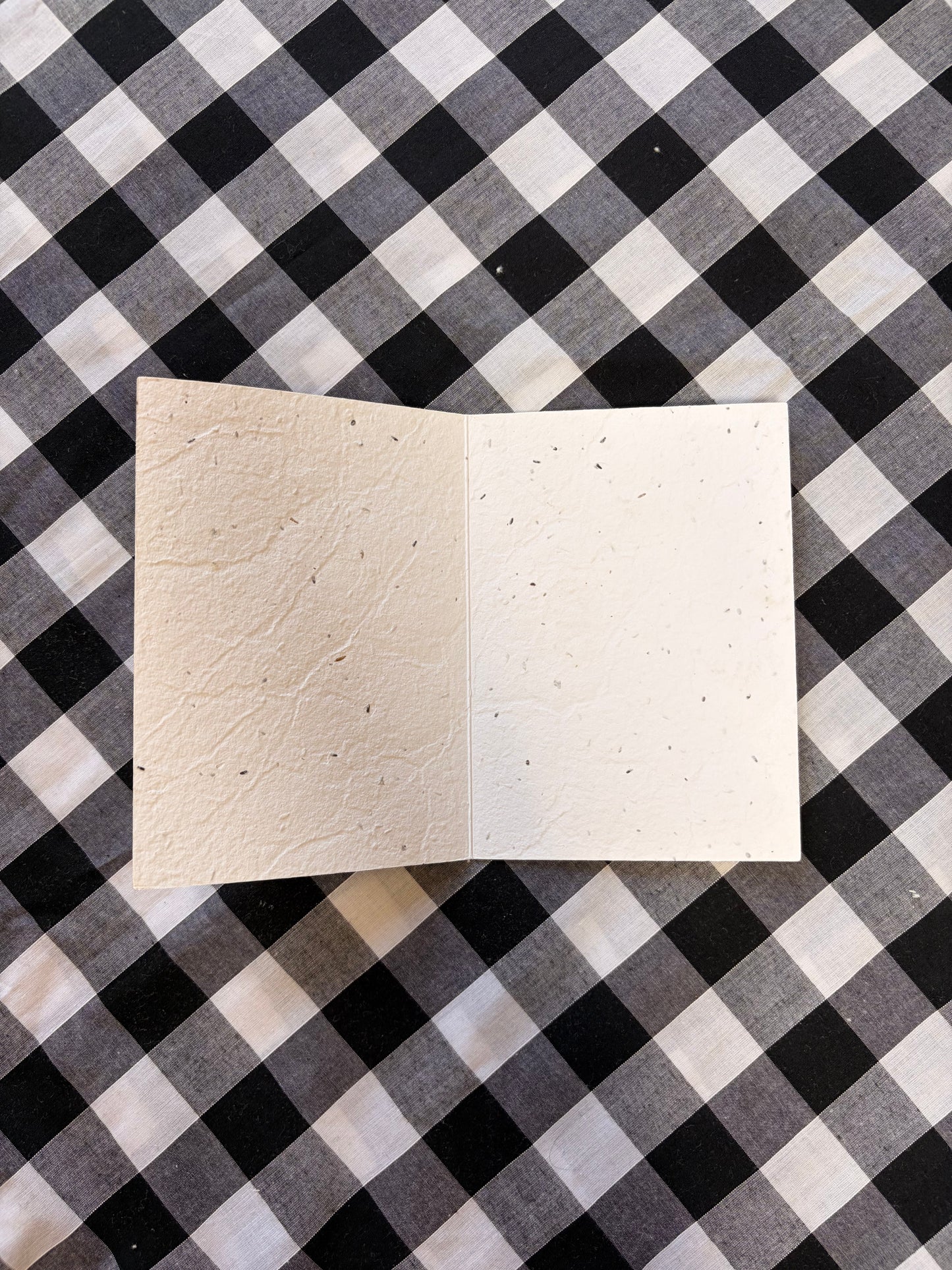 Flower Checkerboard Plantable Seed Card