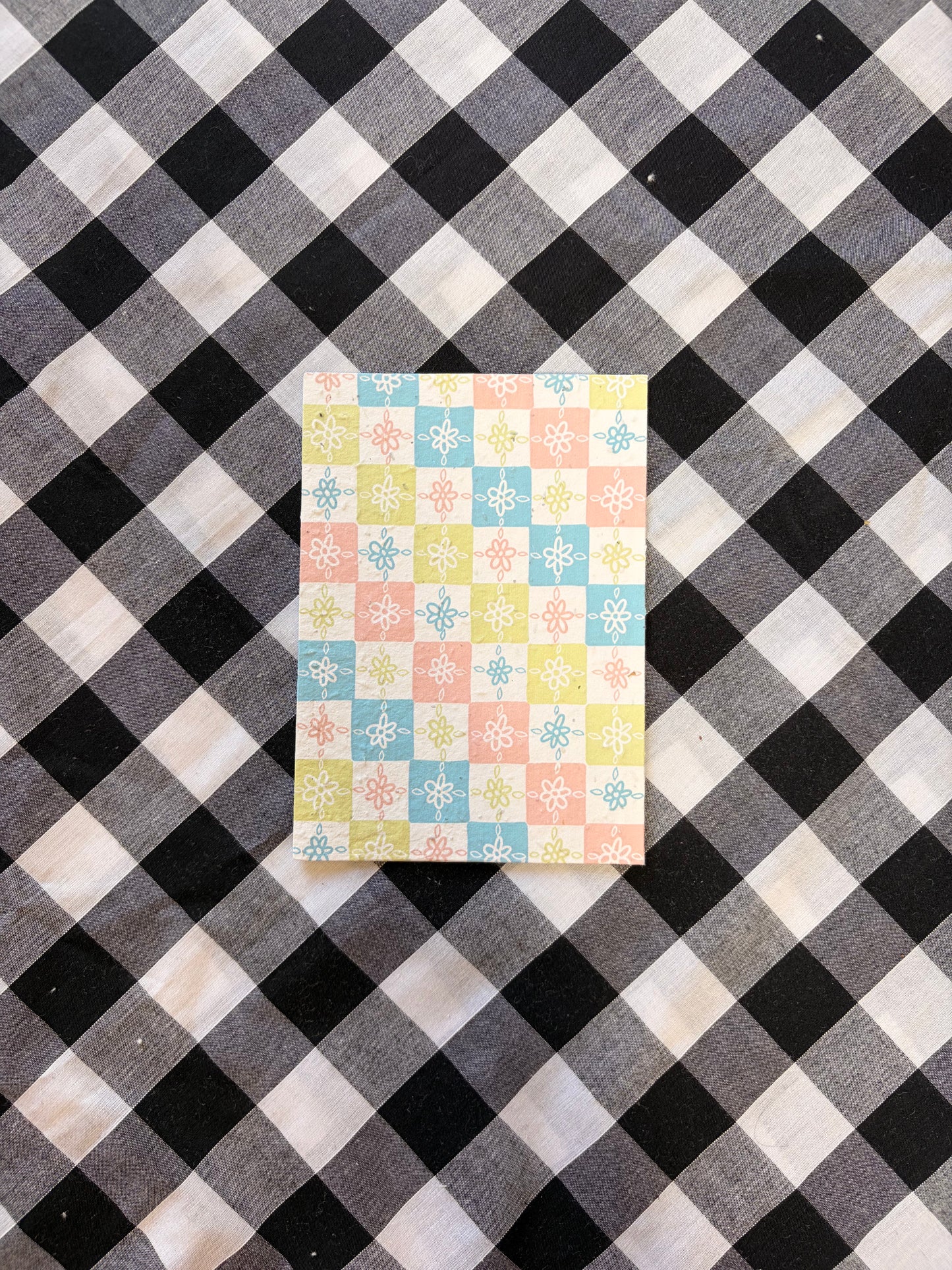 Flower Checkerboard Plantable Seed Card