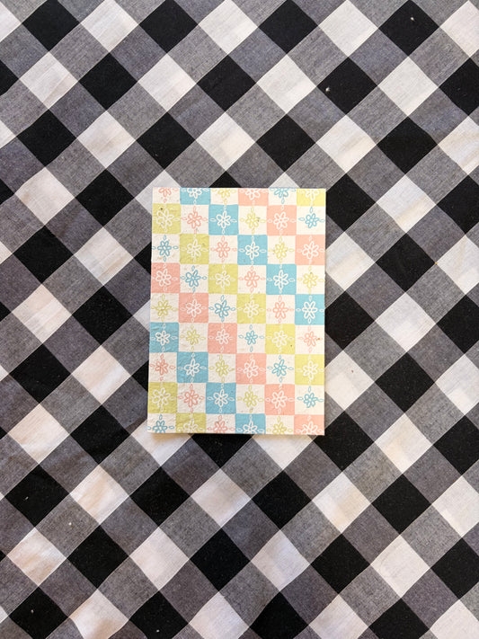 Flower Checkerboard Plantable Seed Card