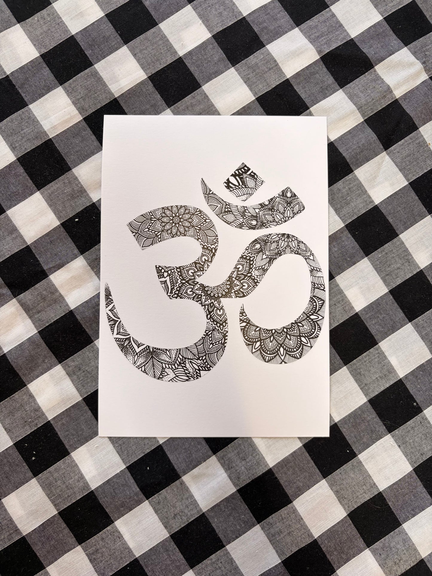 Om Mandala Print - A5