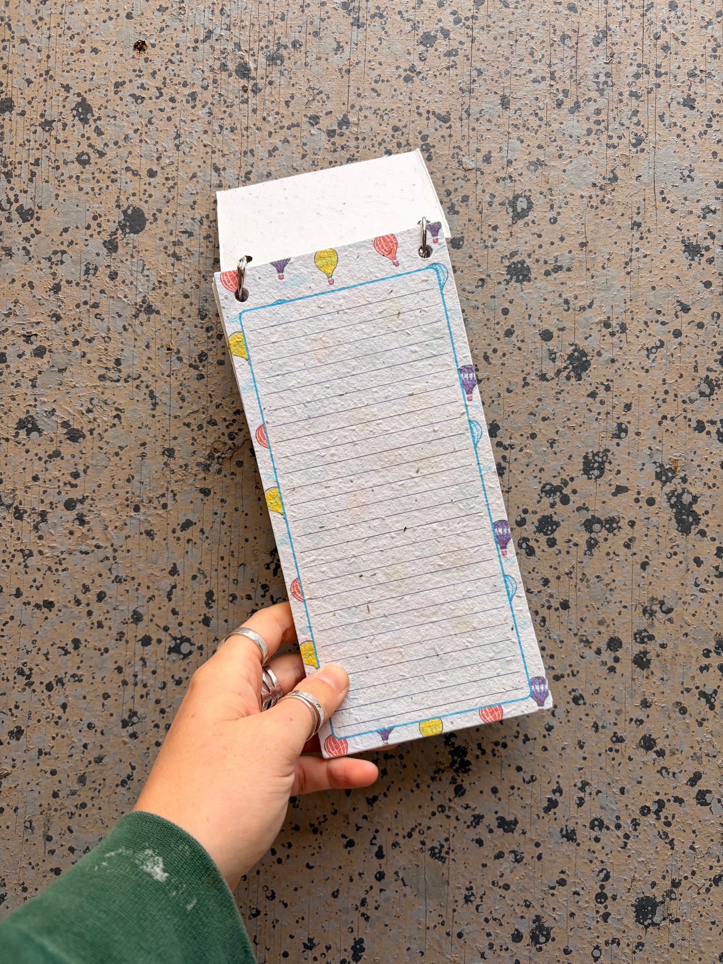 Hot Air Balloon Plantable Seed Paper List Pad - Sale