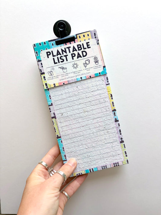 Bristol Houses Plantable Seed Paper List Pad