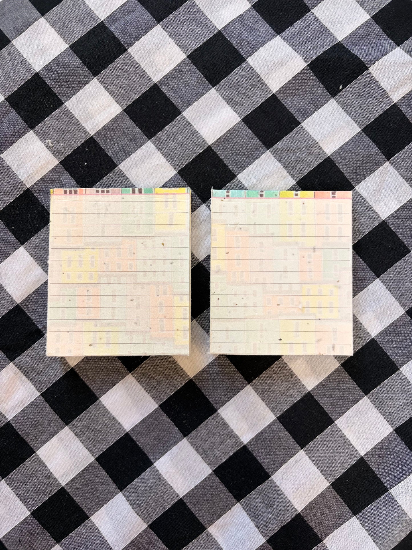 Super Seconds Sale - Plantable Memo Pad - Colourful Houses