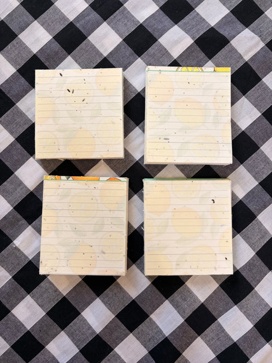 Super Seconds Sale - Plantable Memo Pad - Lemons