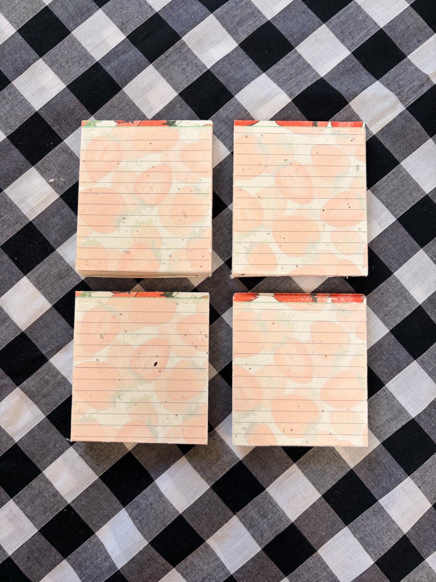 Super Seconds Sale - Plantable Memo Pad - Strawberries